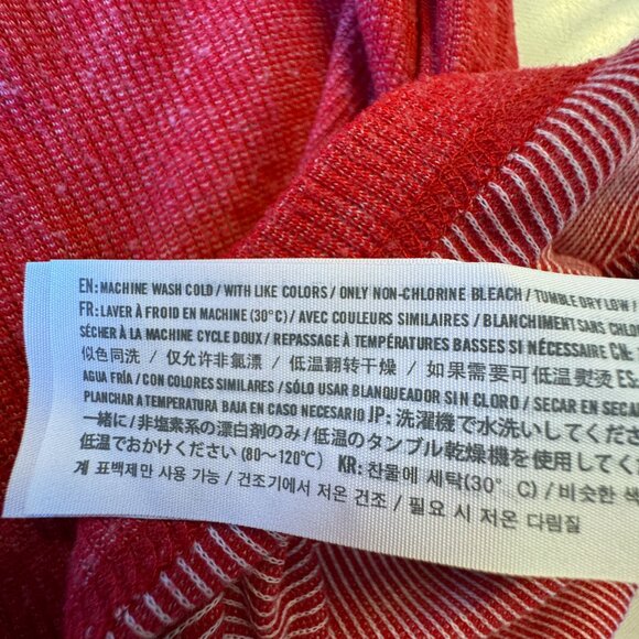 Hollister Thermal Pullover Mens Large Red - Picture 7 of 10